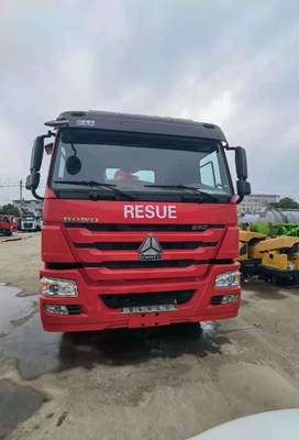 کامیون پاشش آب فشار قوی Sinotruk HOWO Fire Fighting Water Spray Truck 10000L