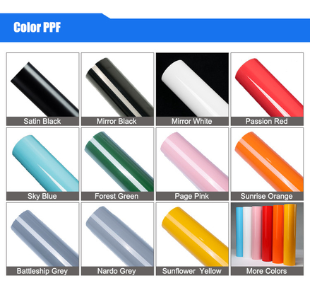 لوازم جانبی اصلاح خودرو هیدروفیل TPU PPF 60 &quot;X50&quot; فیلم خود درمانی