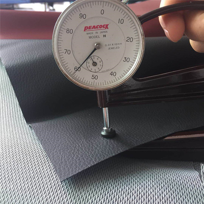 0.6mm-1.2mm پارچه چرم مصنوعی PVC برای صندلی ماشین 58/60&quot;