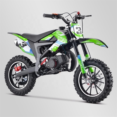 CE EPA ECE DB10SA موتورسیکلت های مسابقه جاده سبز 50cc 2 Stroke