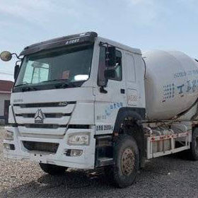 میکسر بتن 14 متر مکعبی Sinotruk کامیون های سنگین کارکرده یورو 4 340 اسب بخار