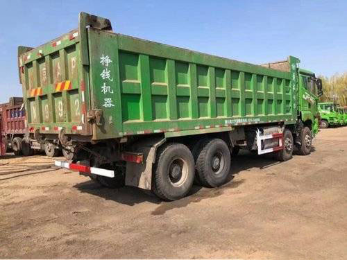 12 لاستیک فاو کامیون های سنگین کارکرده 12 سرعته دستی 8*4 430 اسب بخار