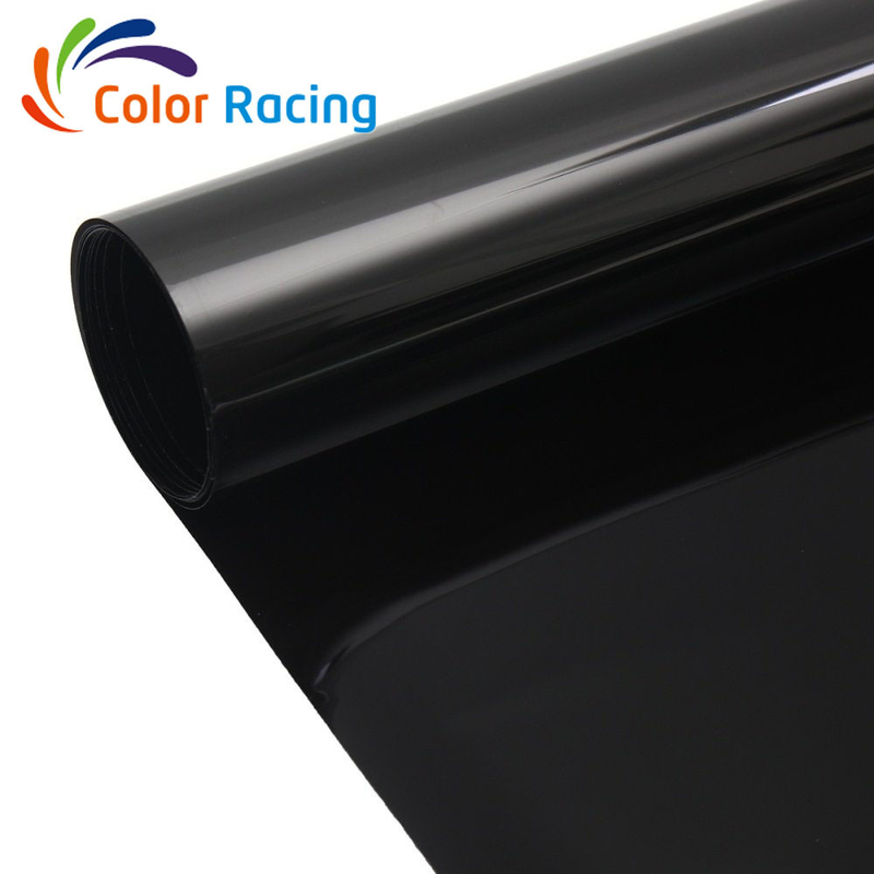 فیلم رنگی شیشه ای 2 لایه شیشه PET اتومبیل Colorracing 2mil UV Rejection 100%