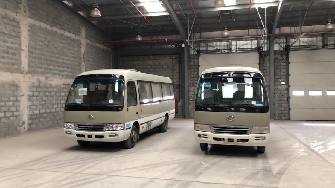 موتور 90 کیلووات 21 صندلی اتوبوس مسافری کارکرده زیر لیوانی Toyota Coaster 2009 عملکرد خوب